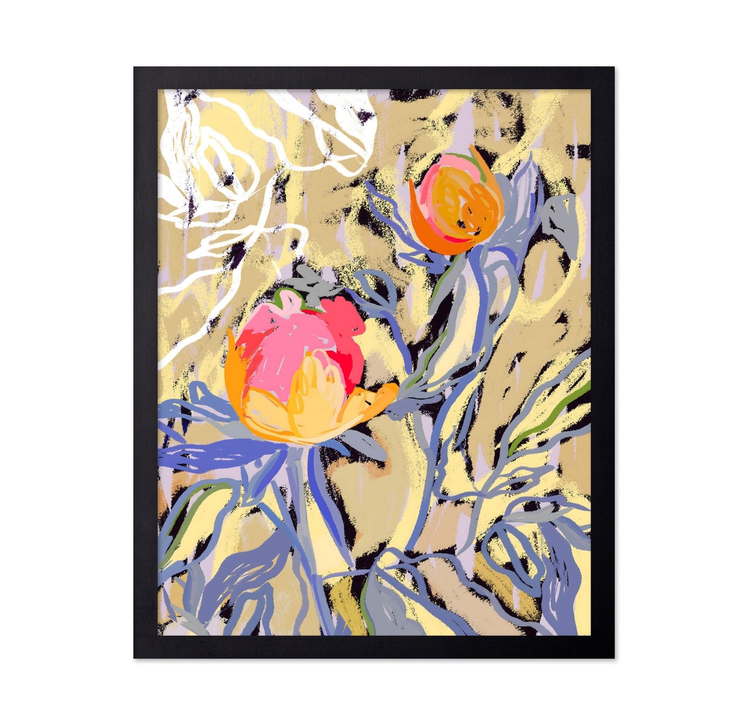 Abstract Floral Stems No2