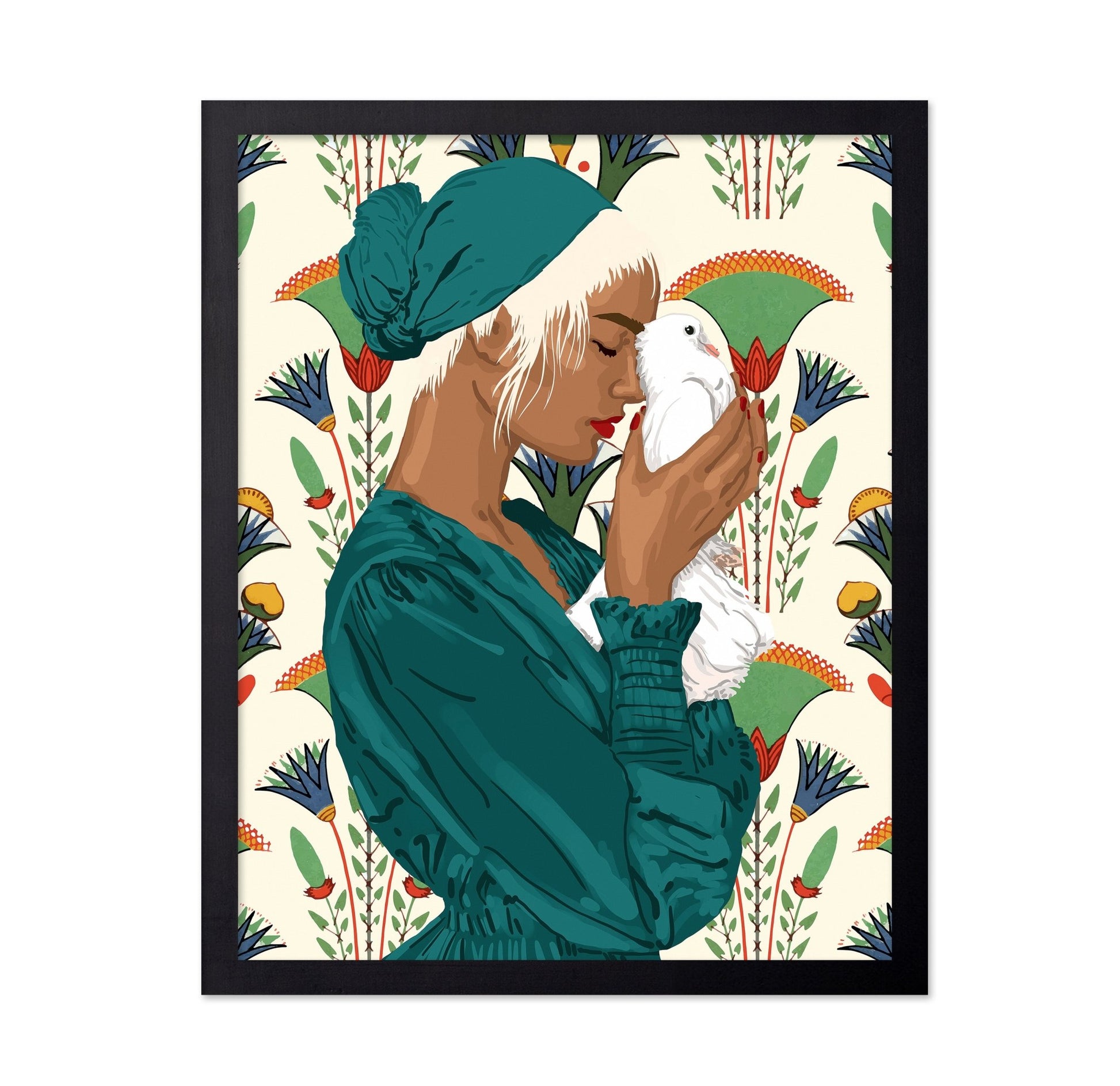 Woman With Dove