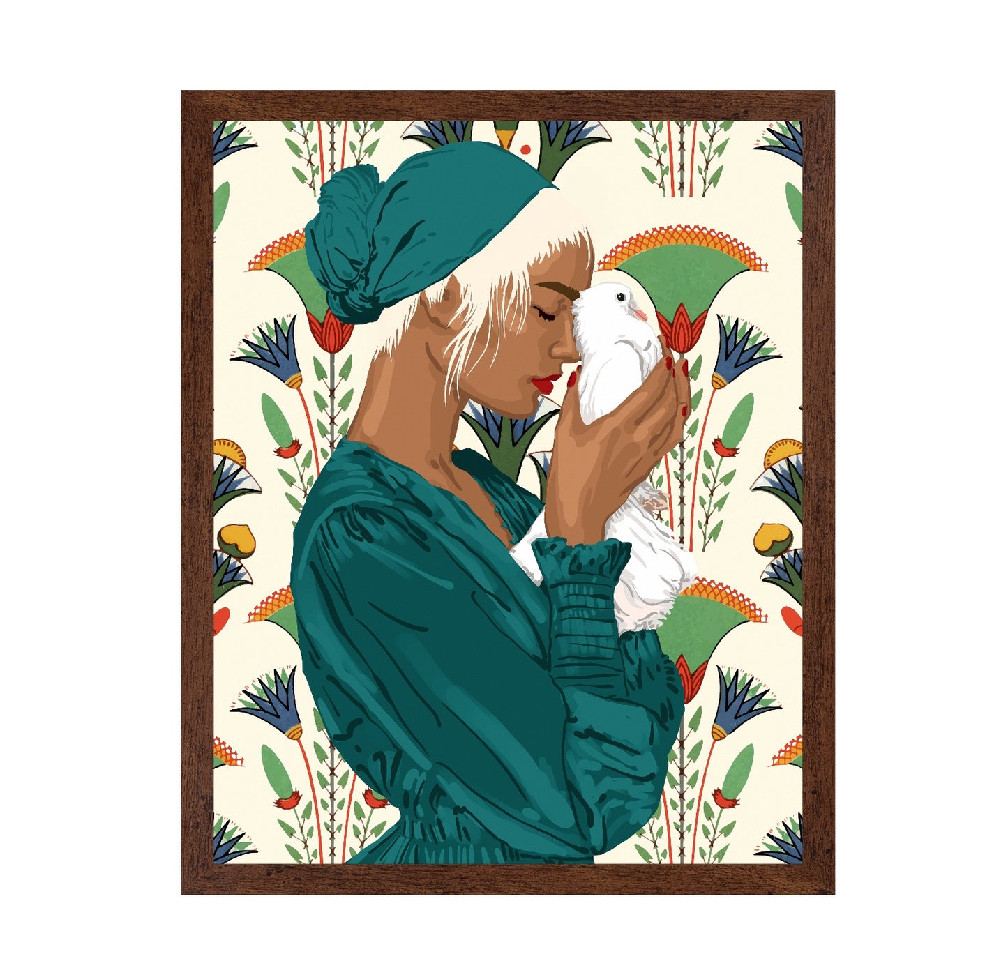 Woman With Dove