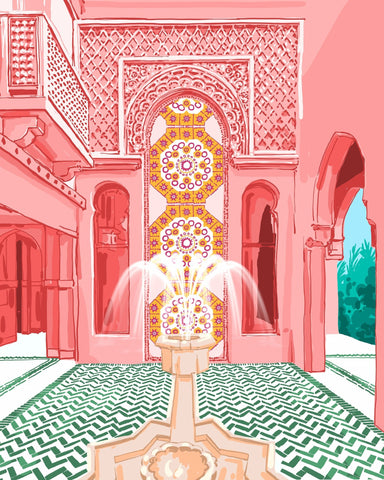 Moroccan Fountain Court