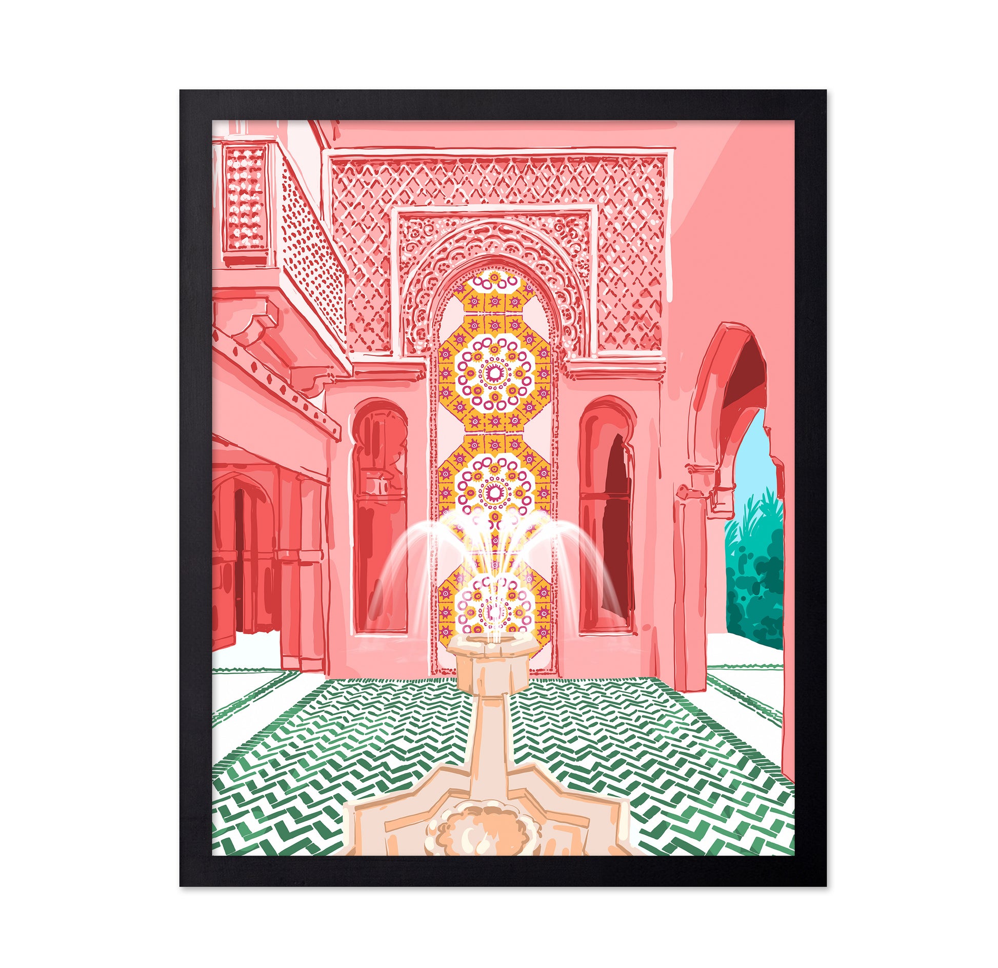 Moroccan Fountain Court