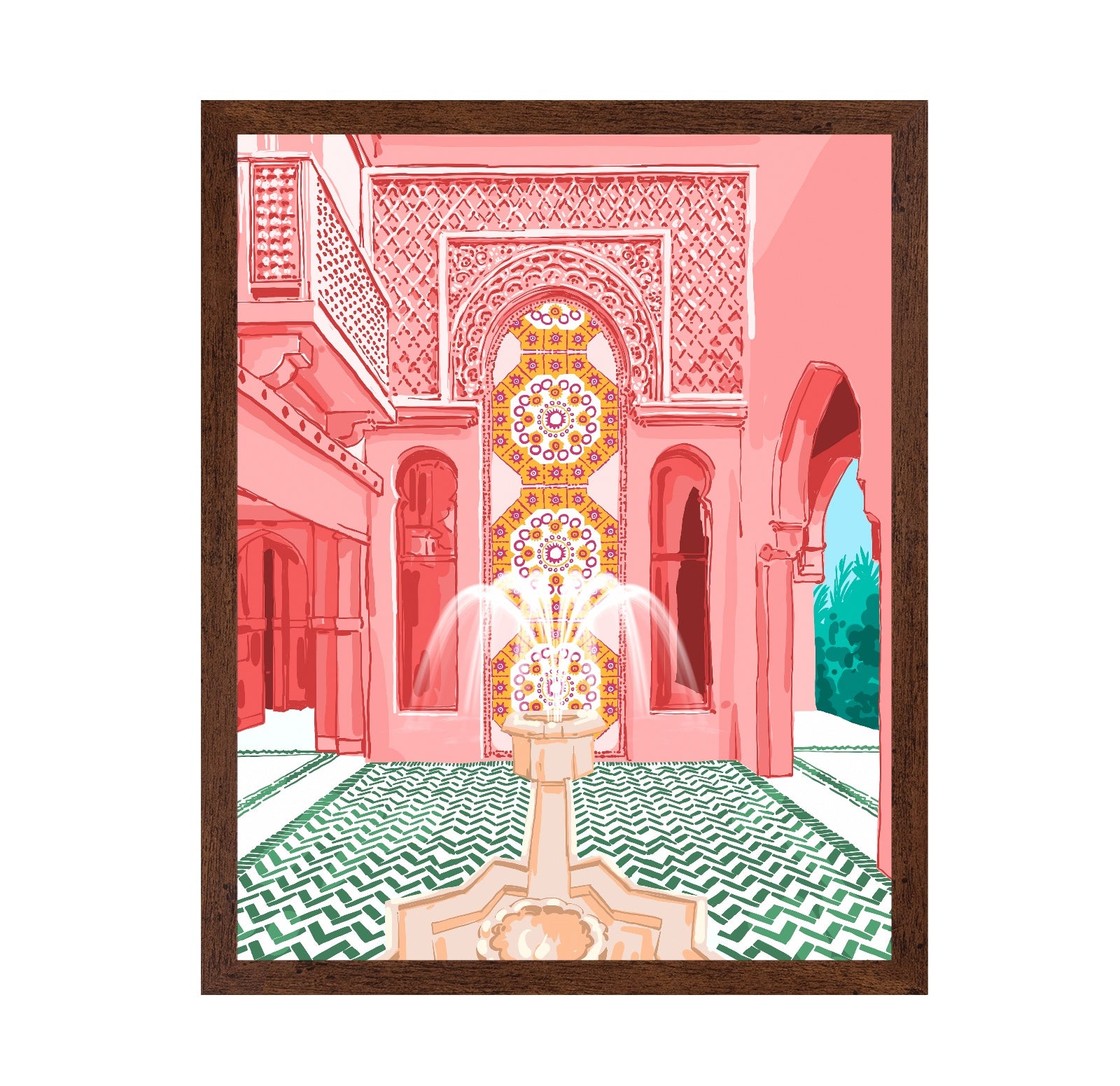 Moroccan Fountain Court