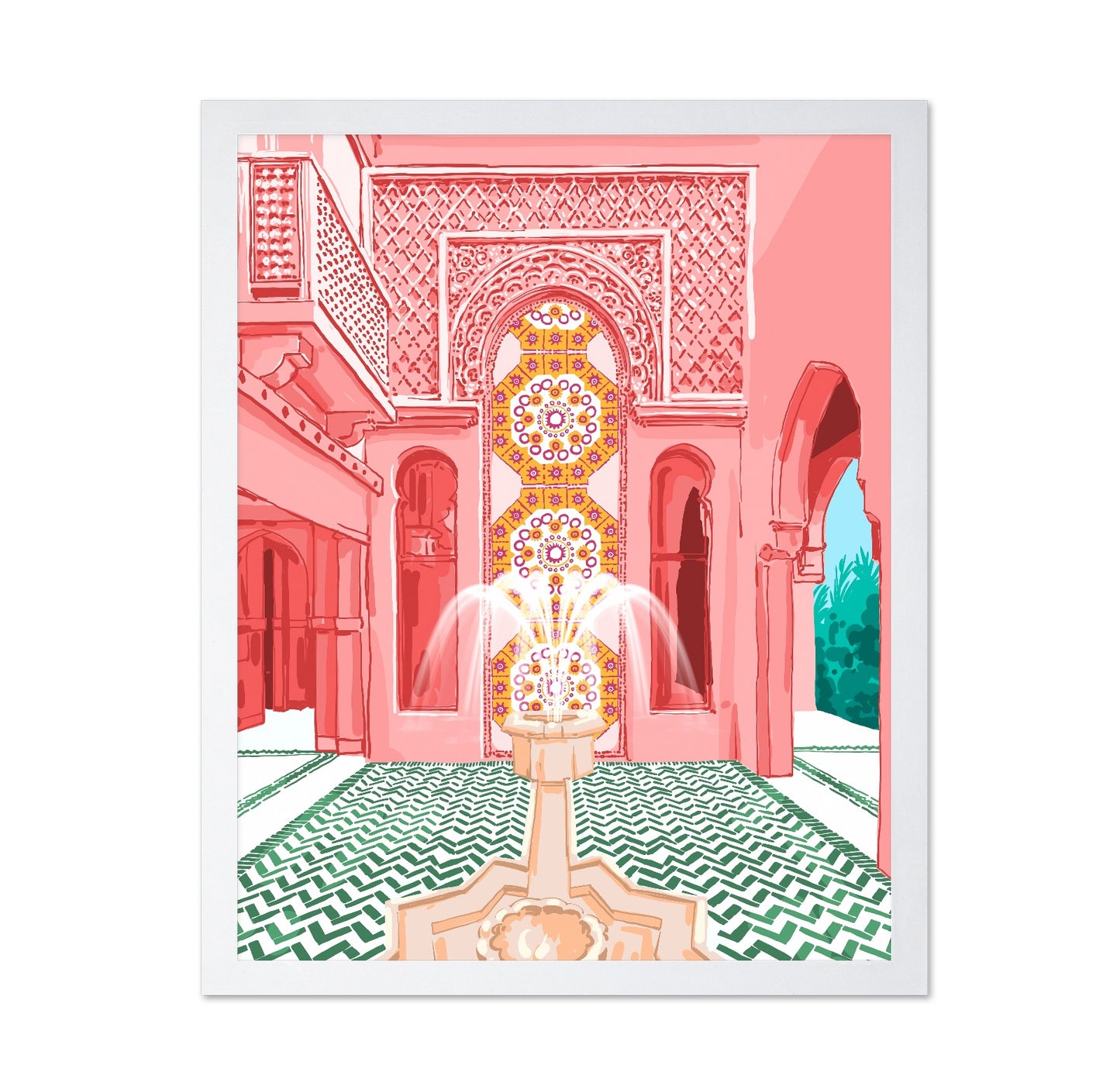 Moroccan Fountain Court