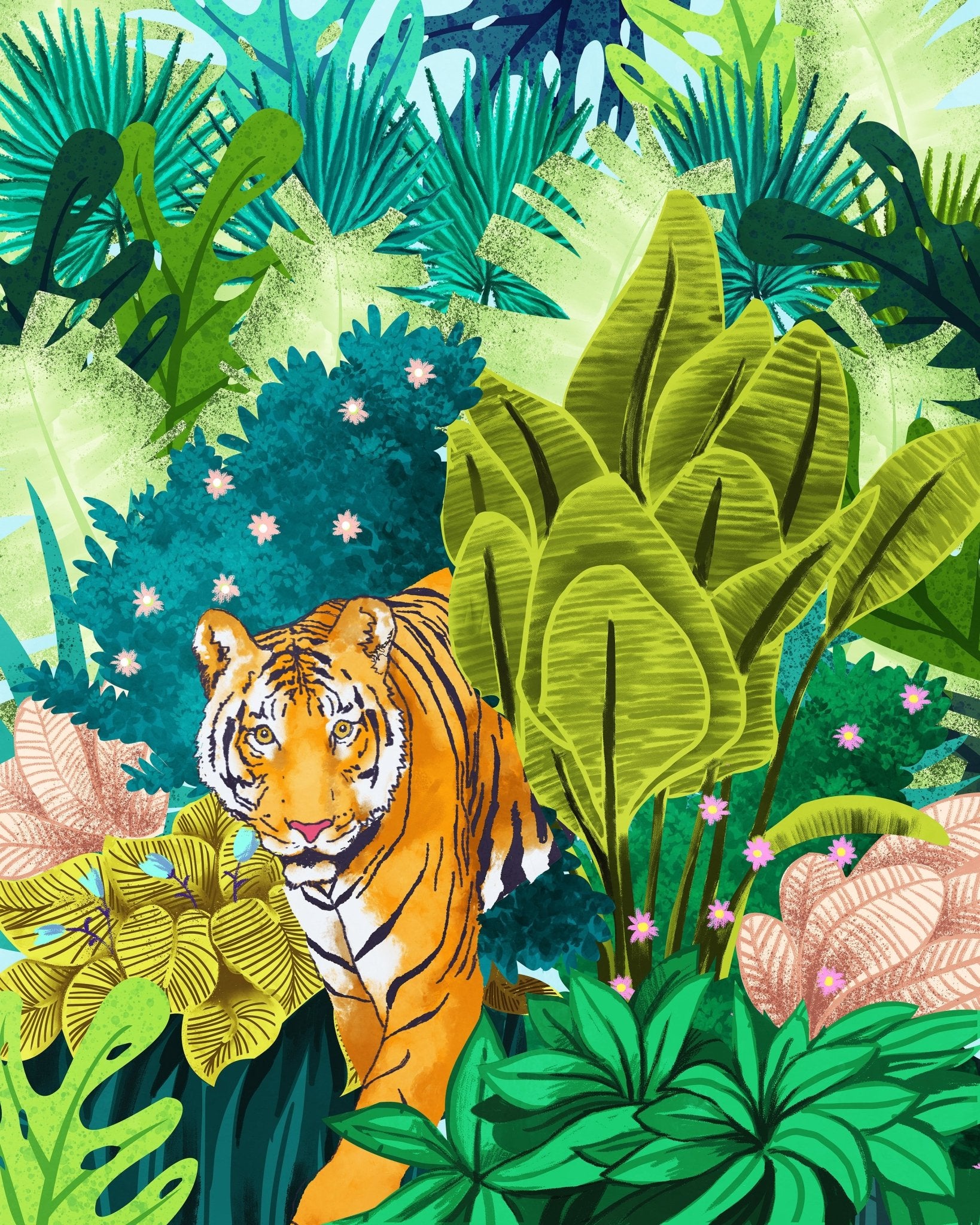 Jungle Tiger Art