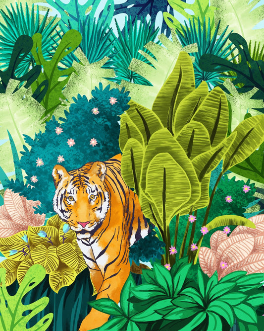 Jungle Tiger Art