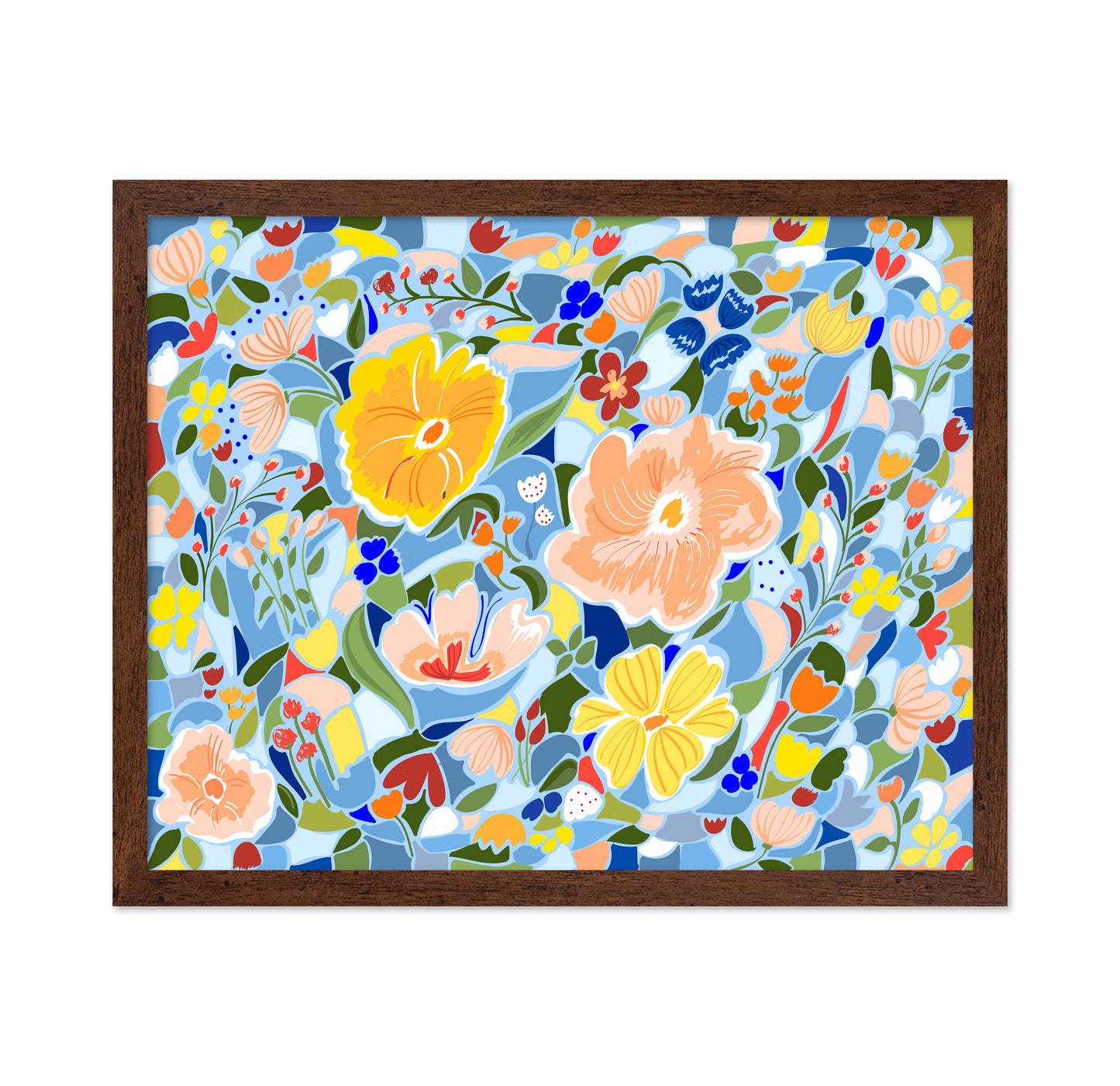 Vibrant Floral Pattern No5