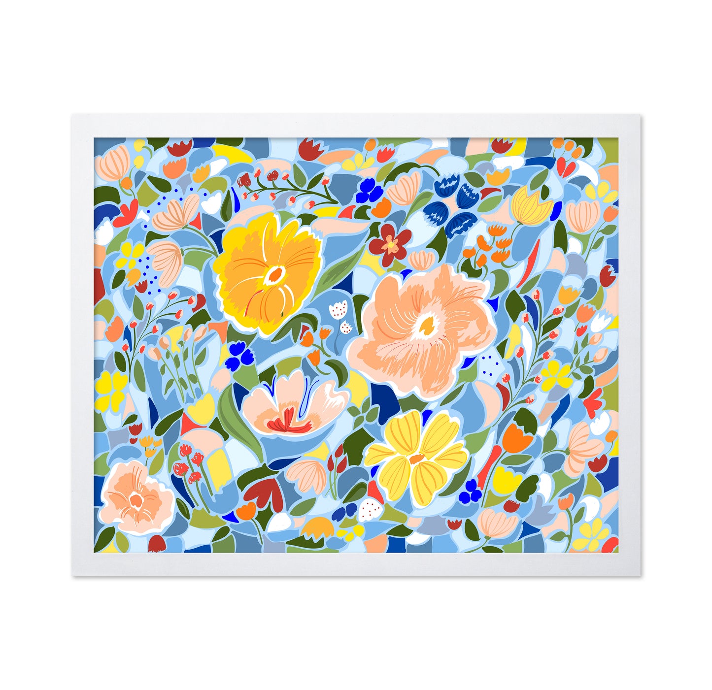 Vibrant Floral Pattern No5