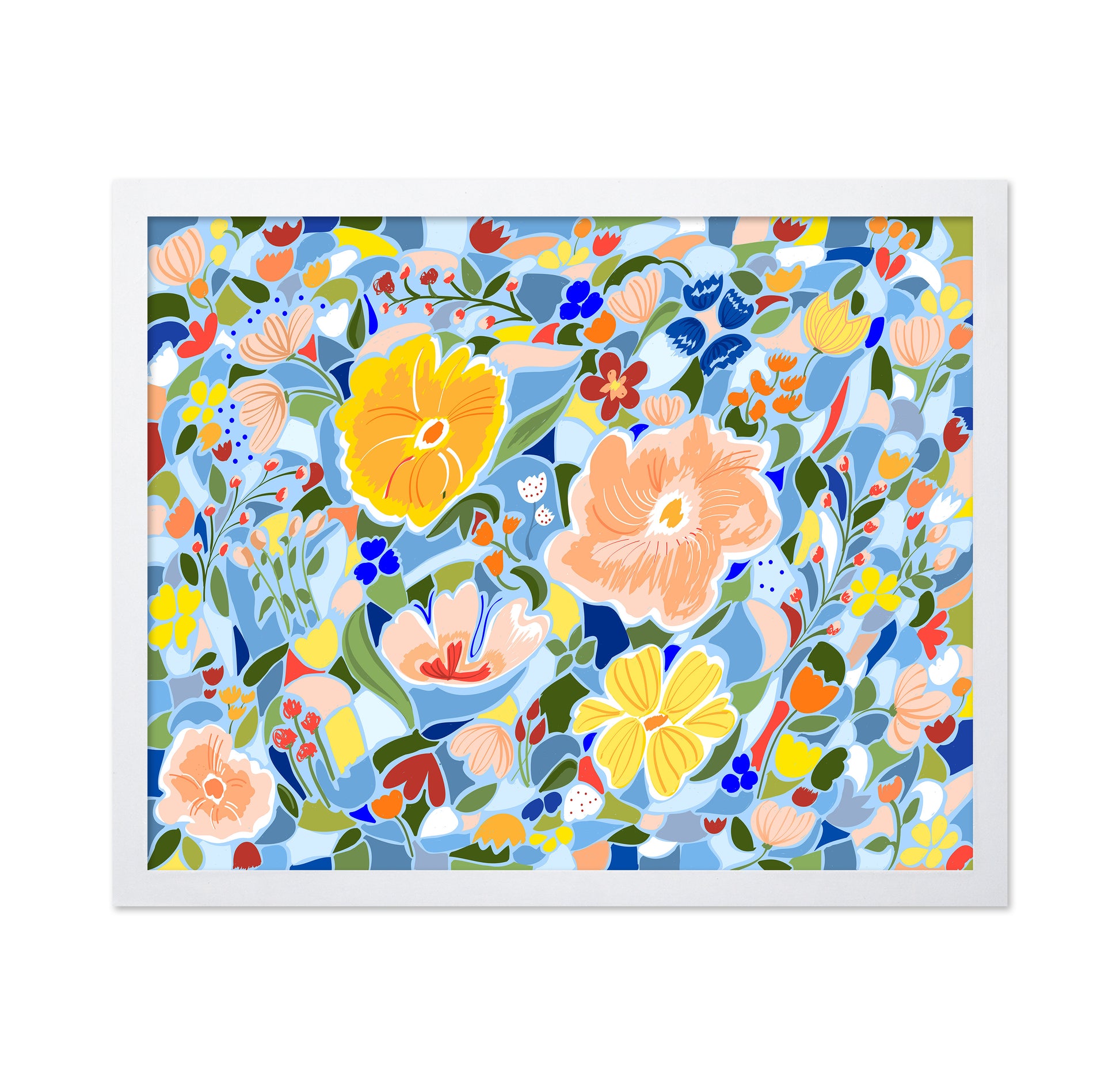 Vibrant Floral Pattern No5