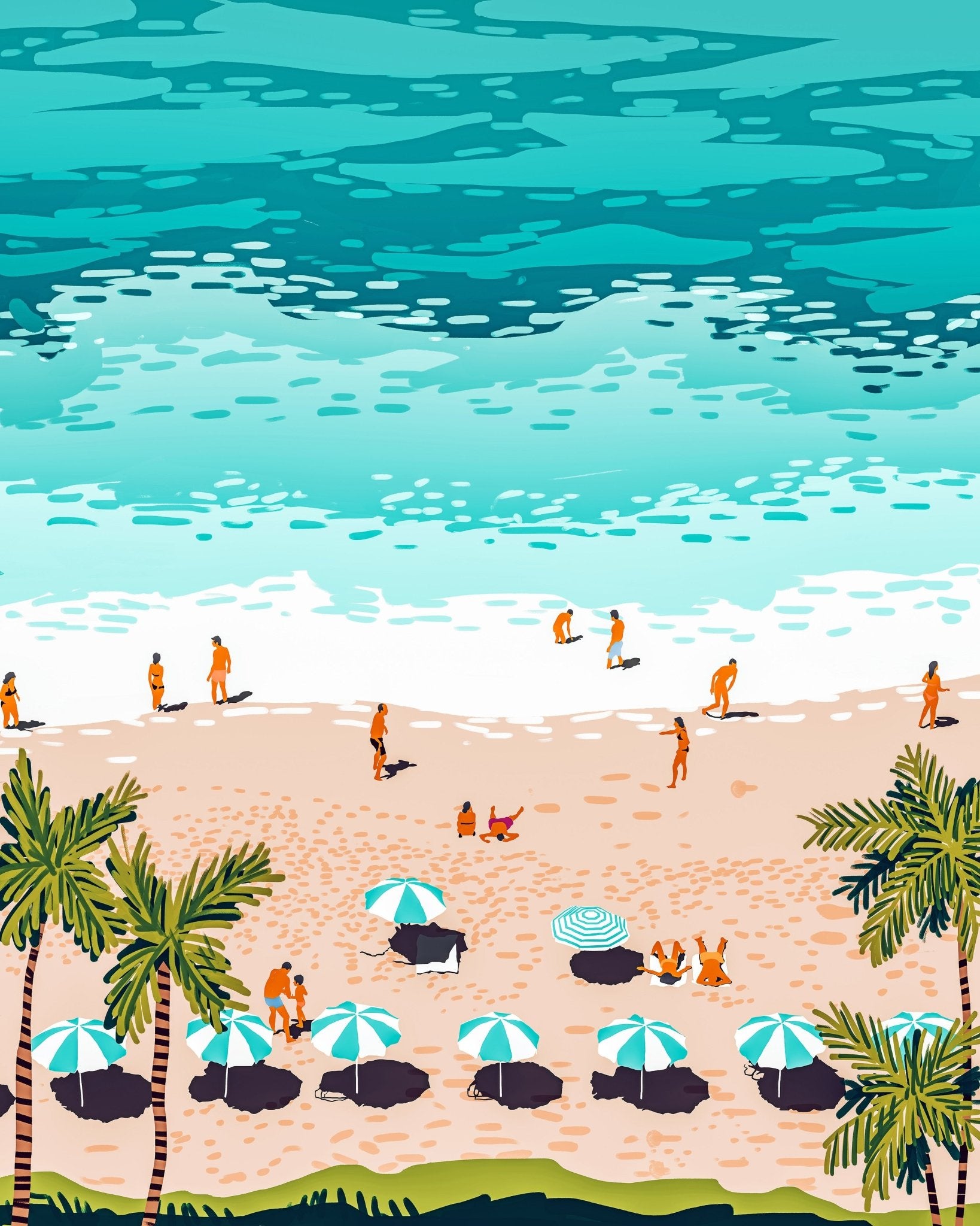 Tropical Beach Scene