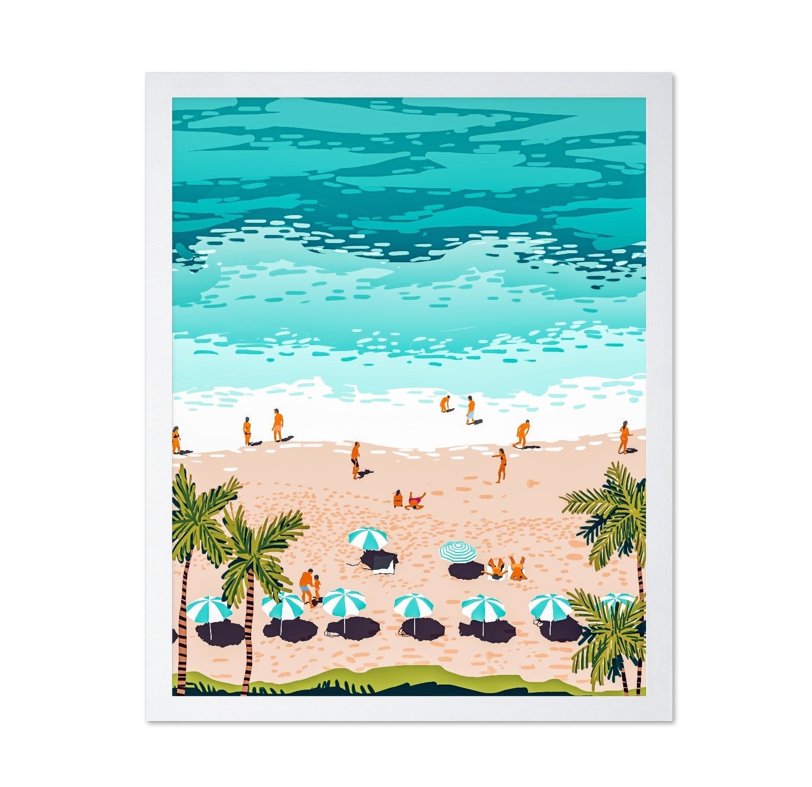 Tropical Beach Scene