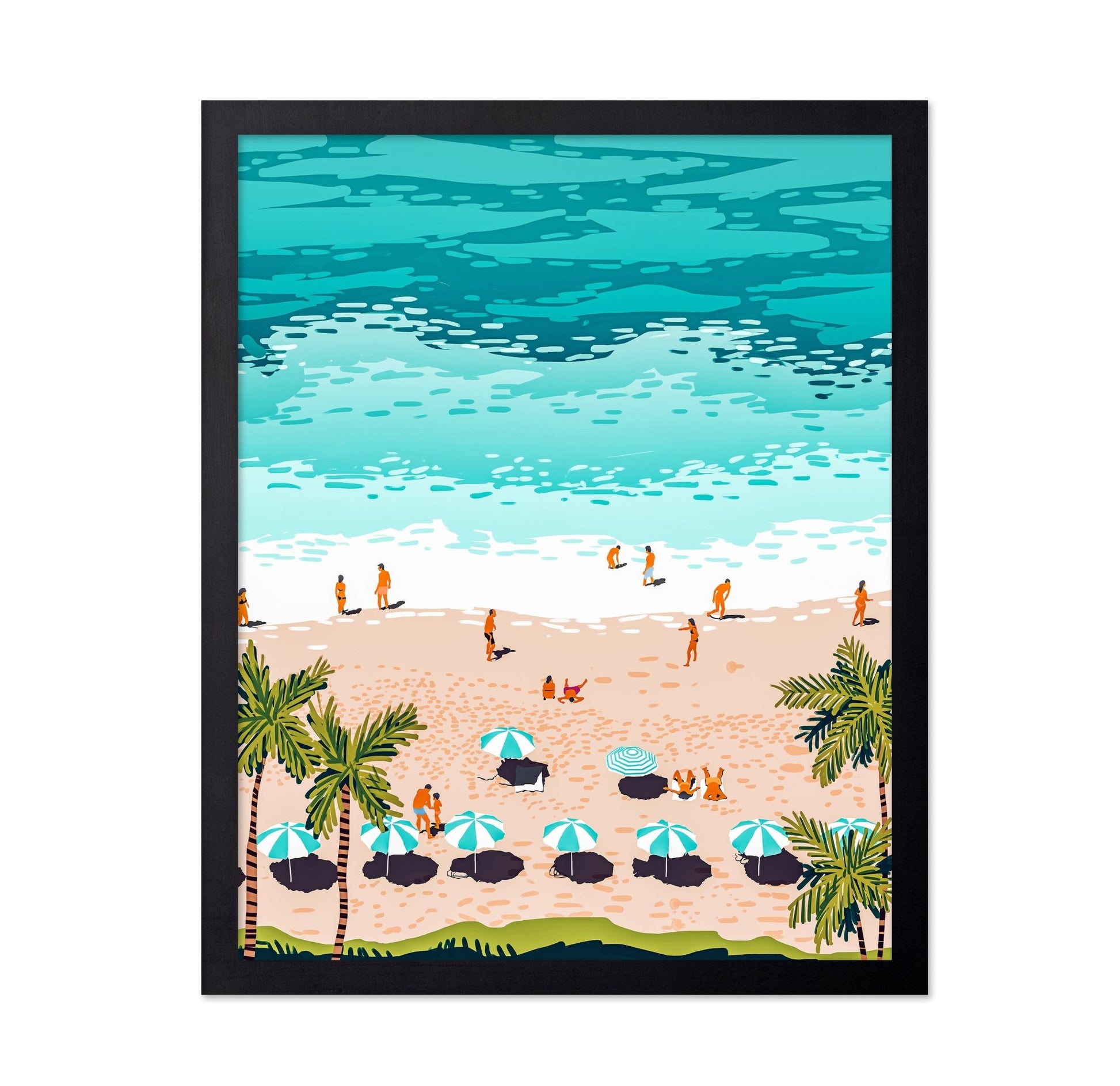 Tropical Beach Scene