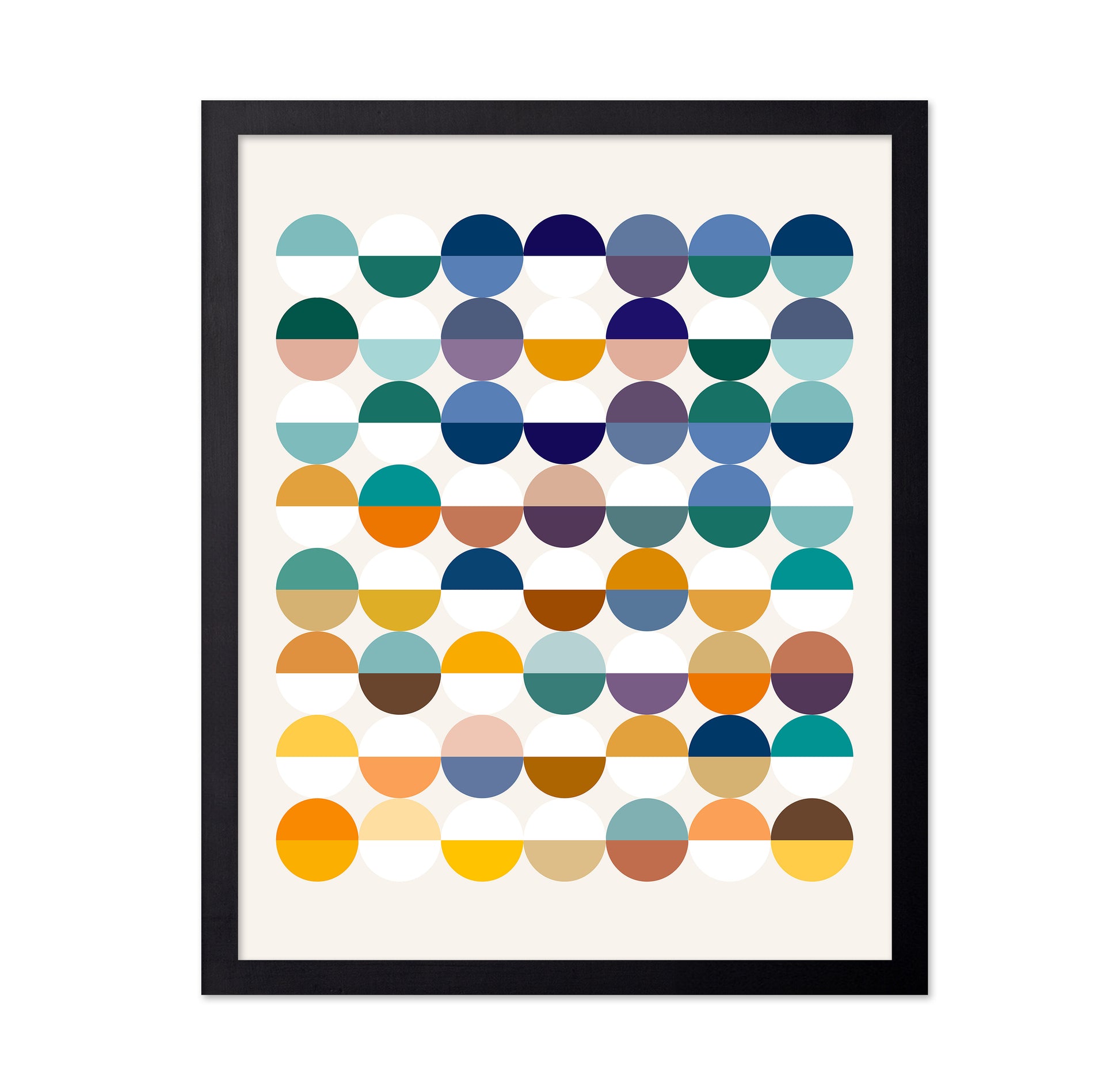 Color Block Circles No2