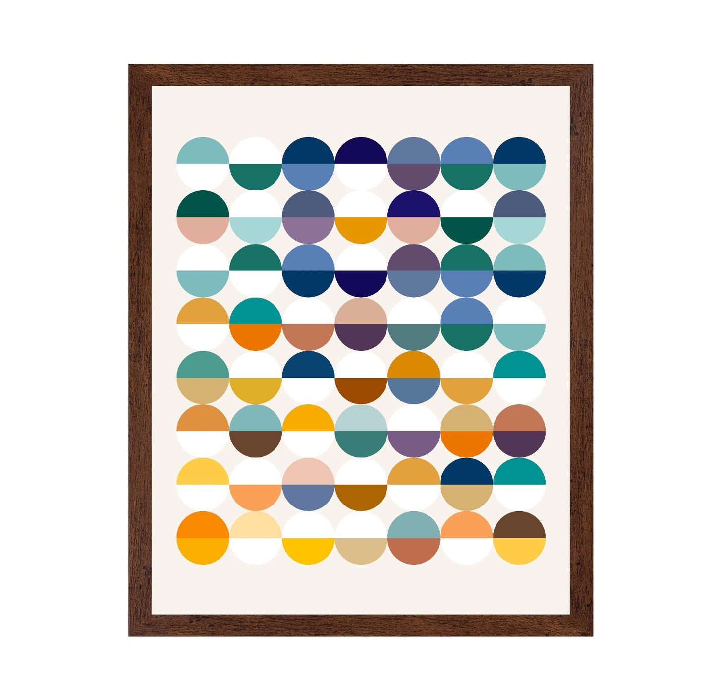 Color Block Circles No2