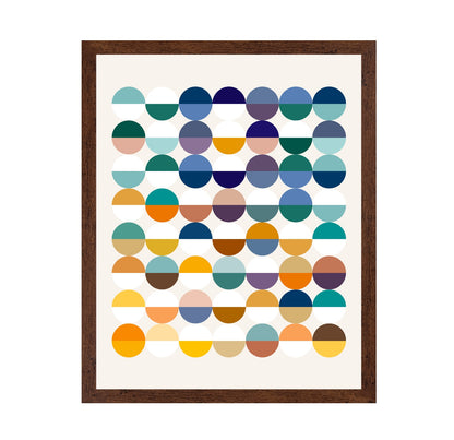 Color Block Circles No2