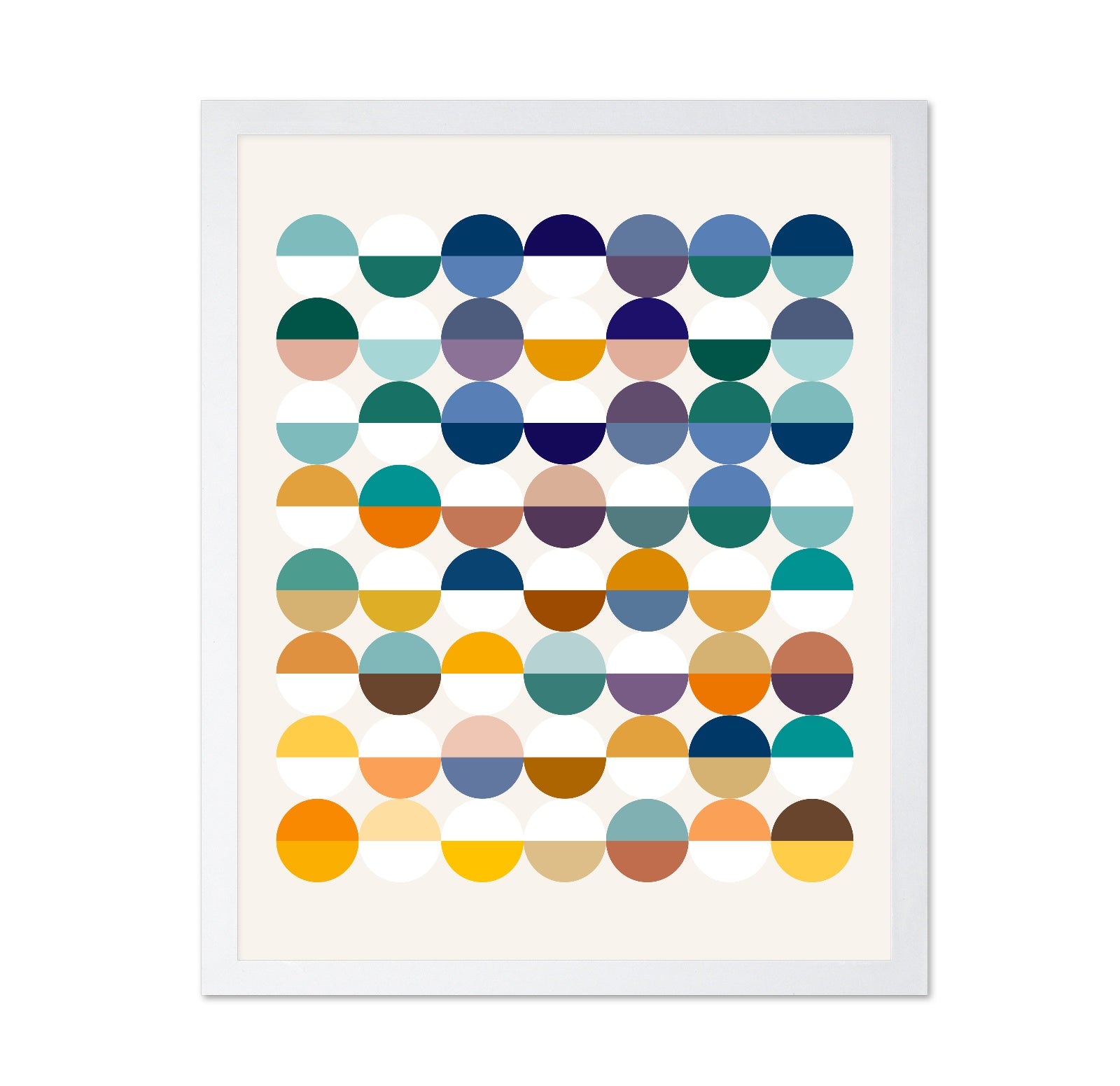 Color Block Circles No2