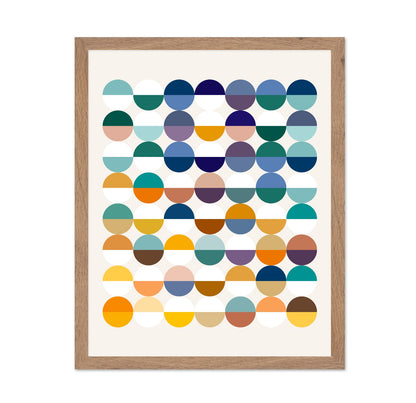Color Block Circles No2
