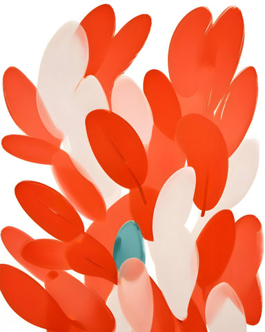 Coral Leaf Burst