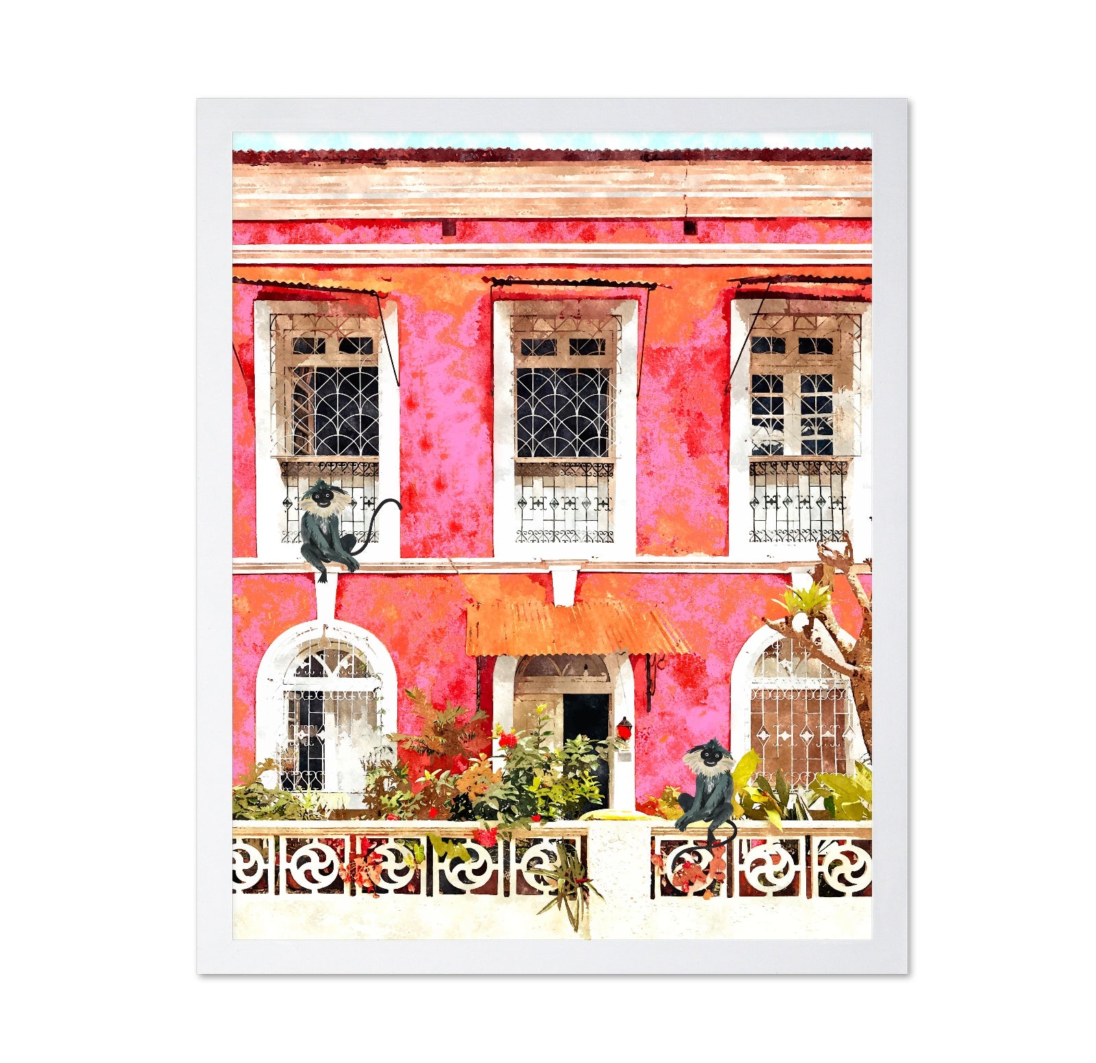 Pink Tropical House