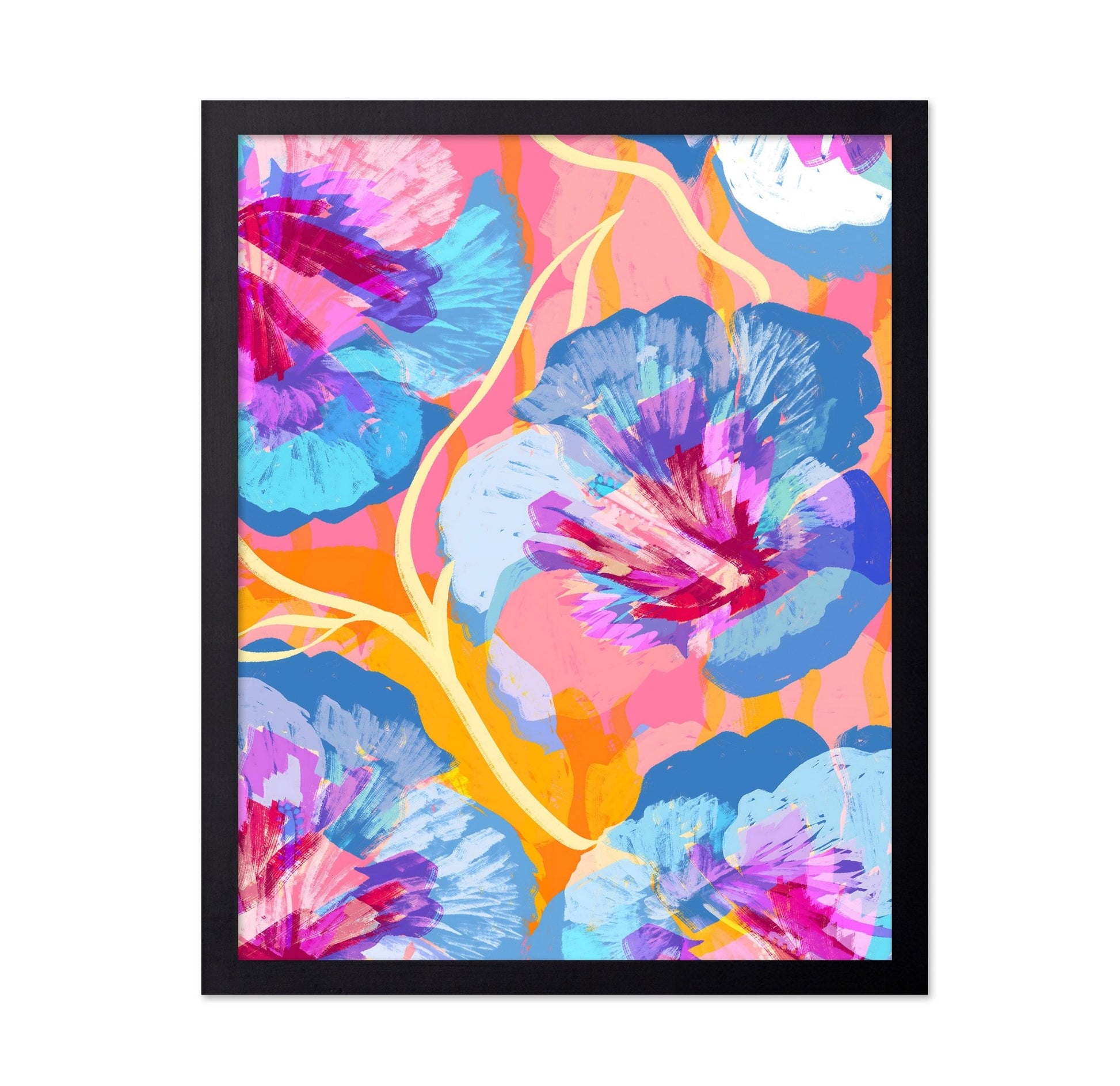 Vibrant Floral Brush