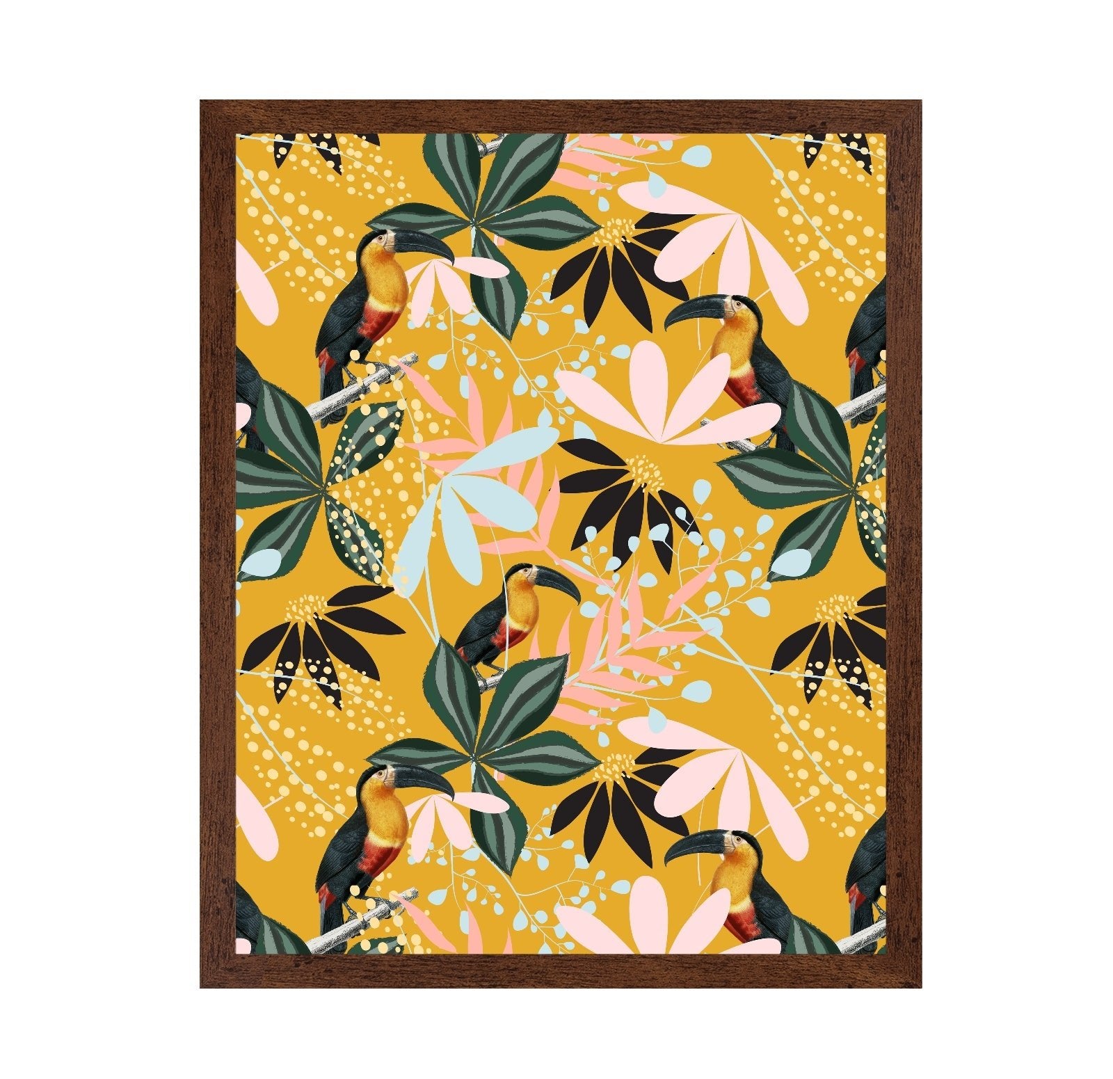 Toucan Floral Pattern