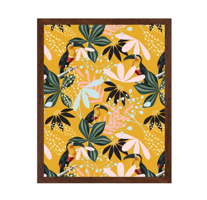 Toucan Floral Pattern