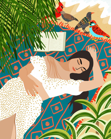 Garden Rest Woman