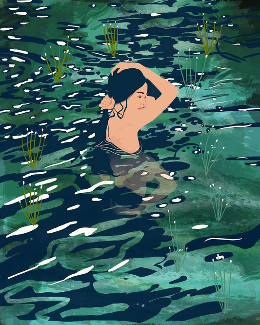 Woman In Water