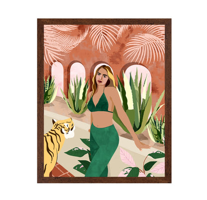 Desert Courtyard Woman