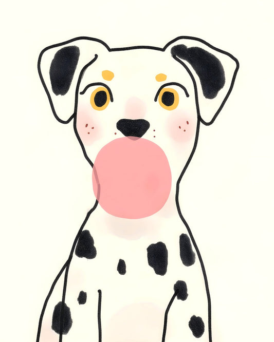 Dalmatian Bubble Gum No2