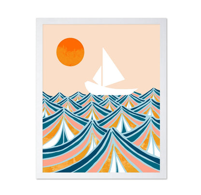 Sunset Sail Waves