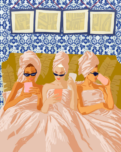 Spa Girls Phone Time