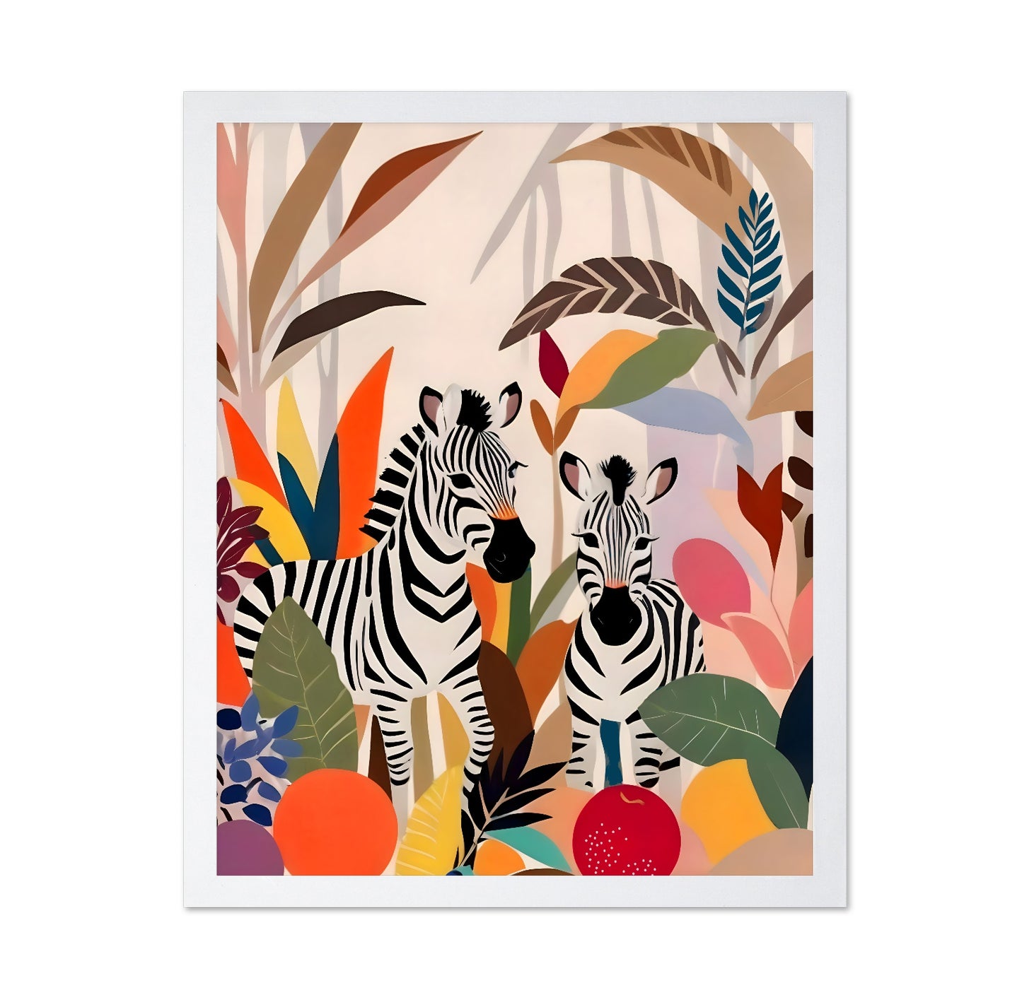 Tropical Zebra Pair