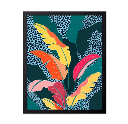 Tropical Leopard Leaves