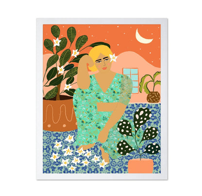 Tropical Patio Woman