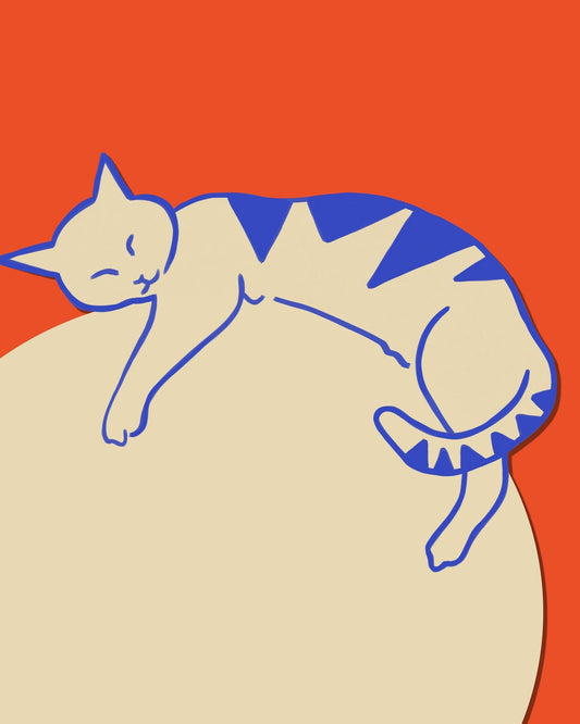 Sleeping Cat Minimal