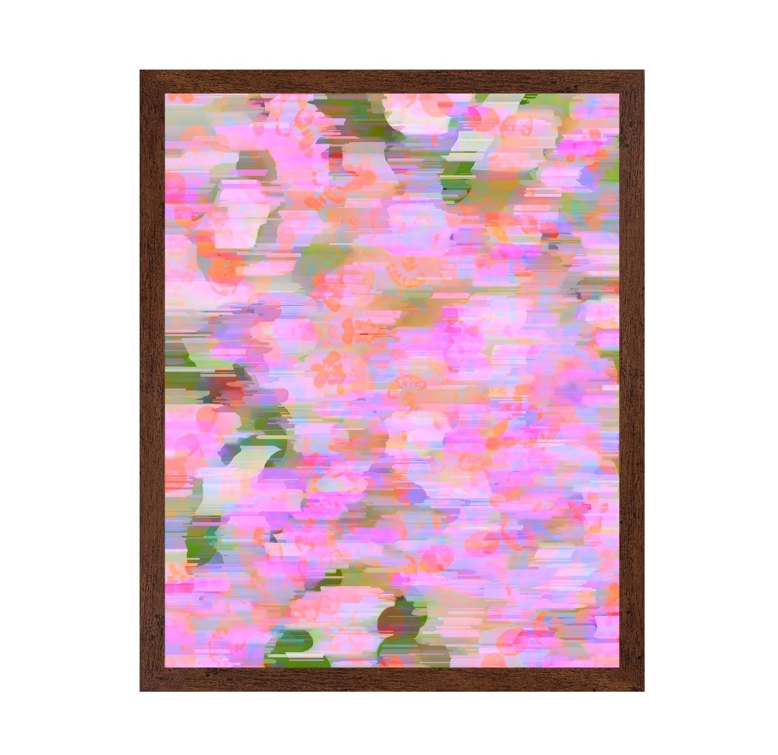 Glitch Floral Blur