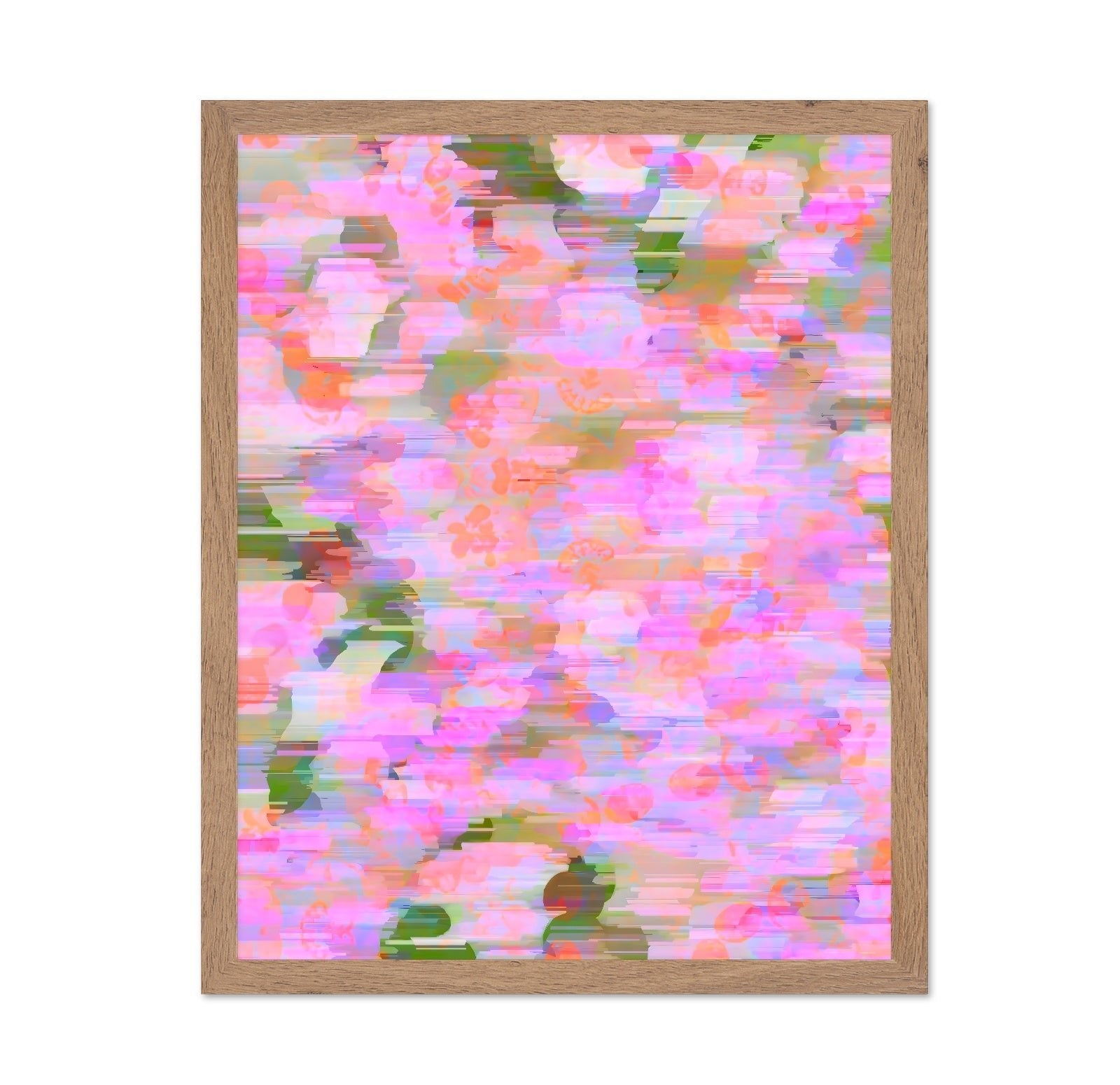 Glitch Floral Blur