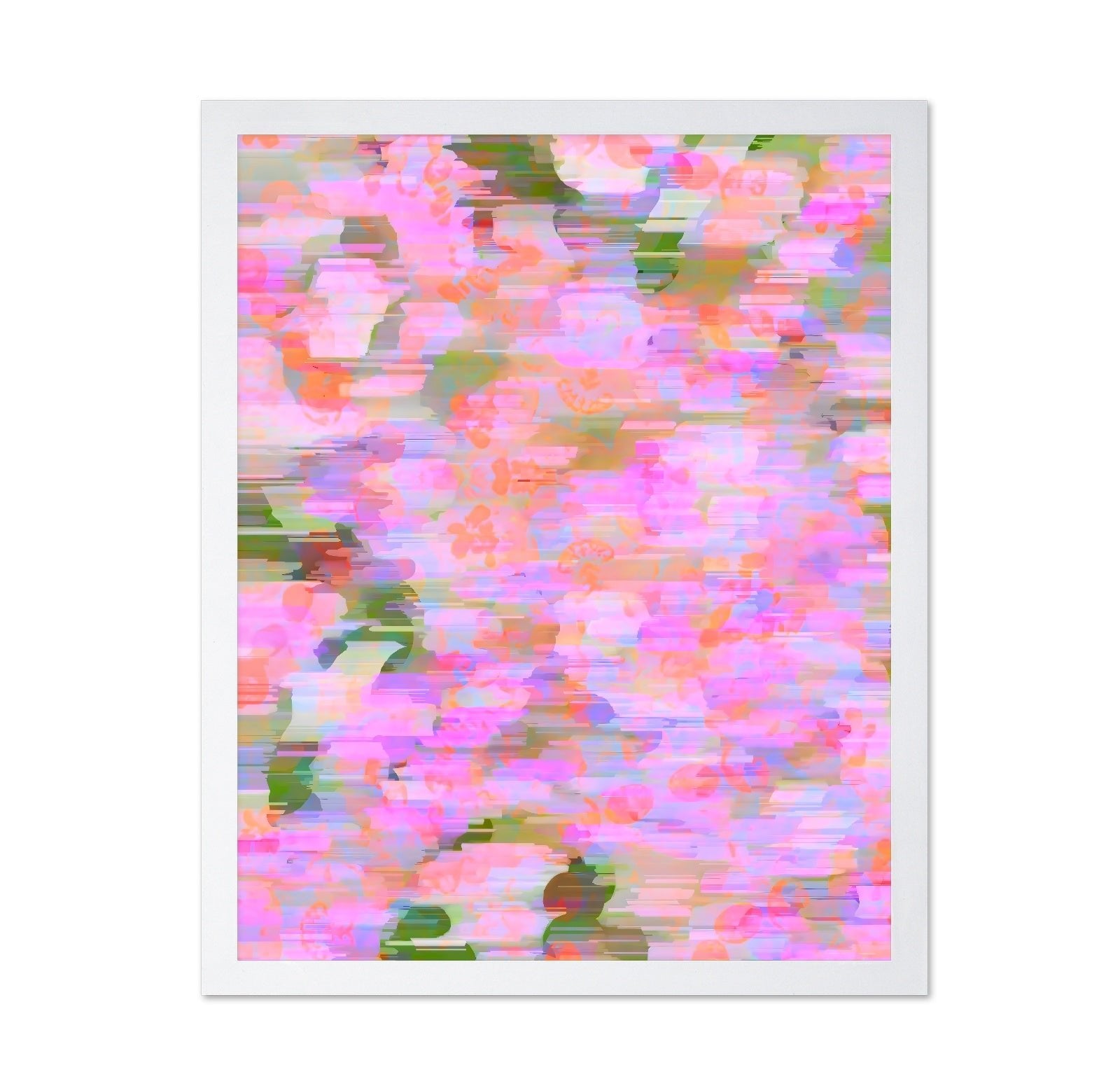 Glitch Floral Blur