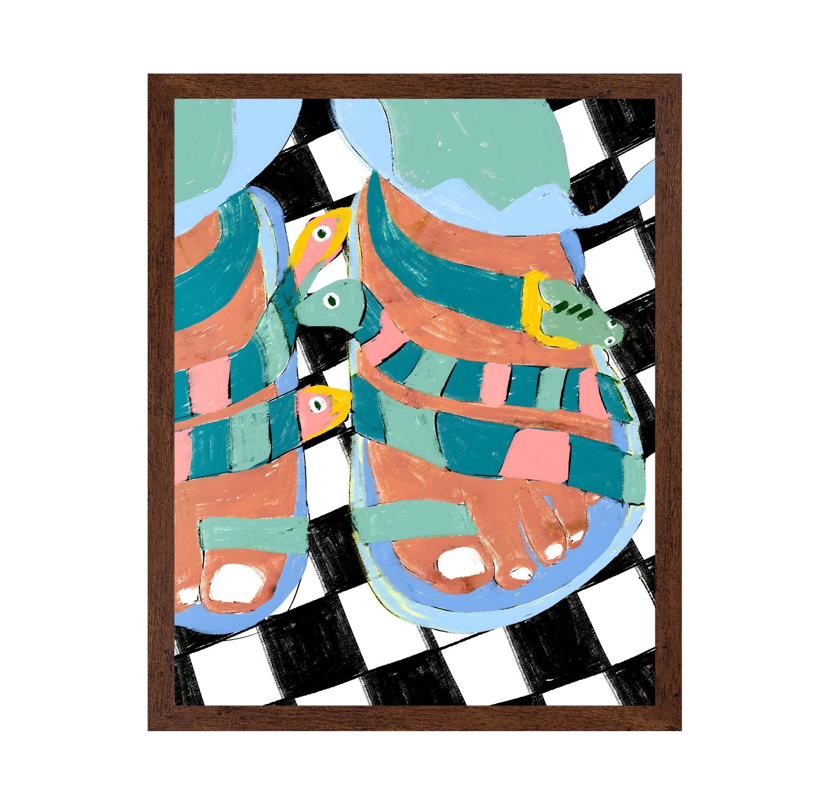 Colorful Sandal Pattern