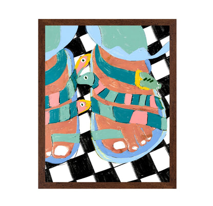 Colorful Sandal Pattern