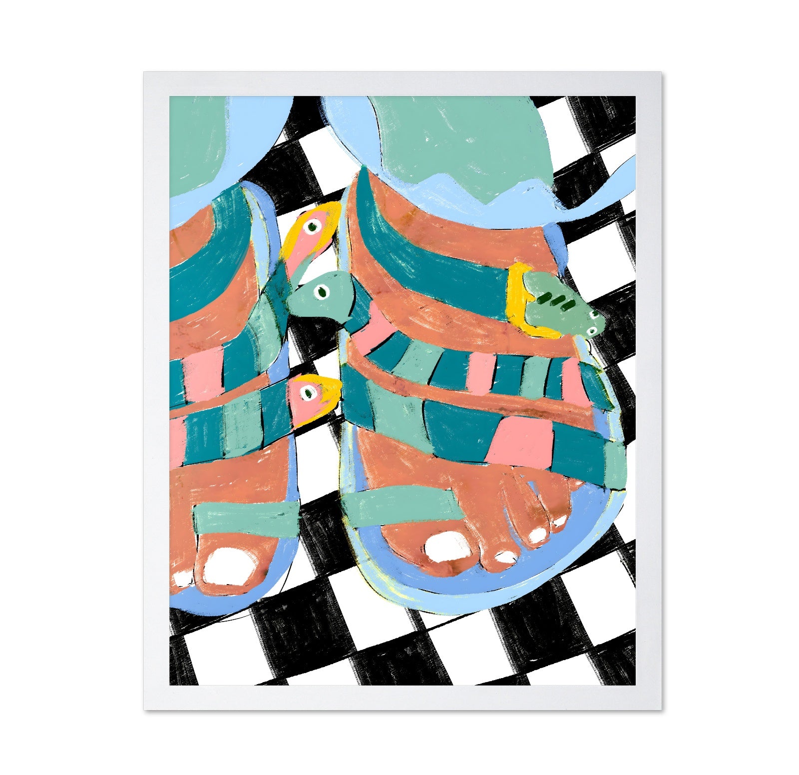 Colorful Sandal Pattern