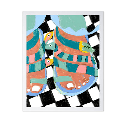 Colorful Sandal Pattern