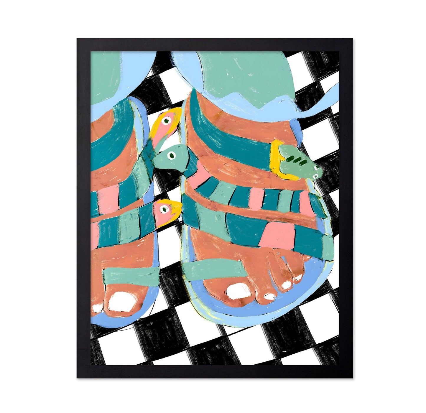 Colorful Sandal Pattern