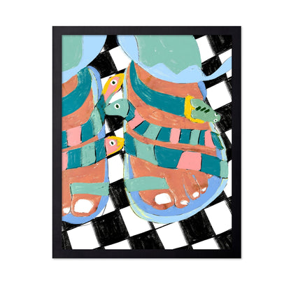 Colorful Sandal Pattern