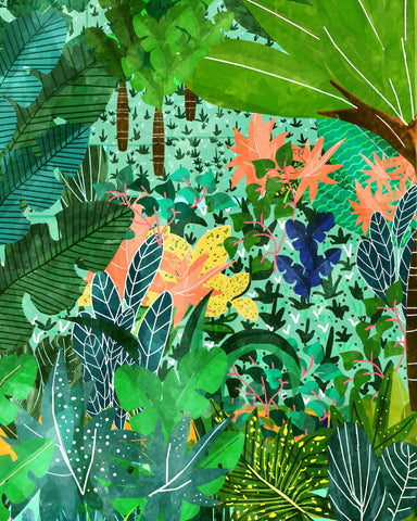 Tropical Jungle Garden