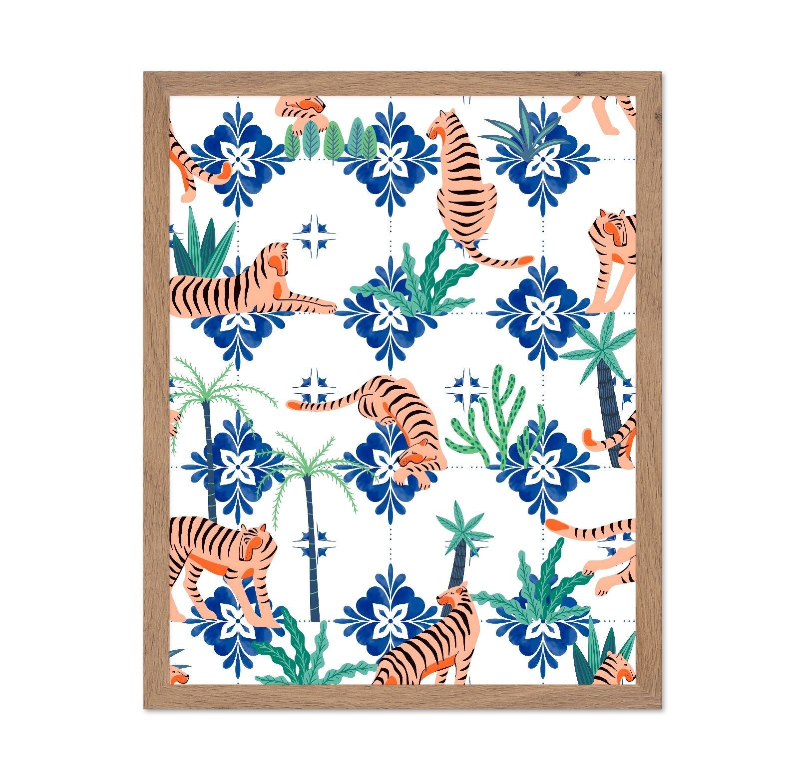 Tiger Tile Pattern