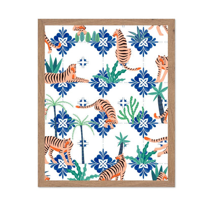 Tiger Tile Pattern