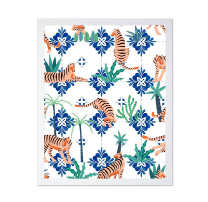 Tiger Tile Pattern