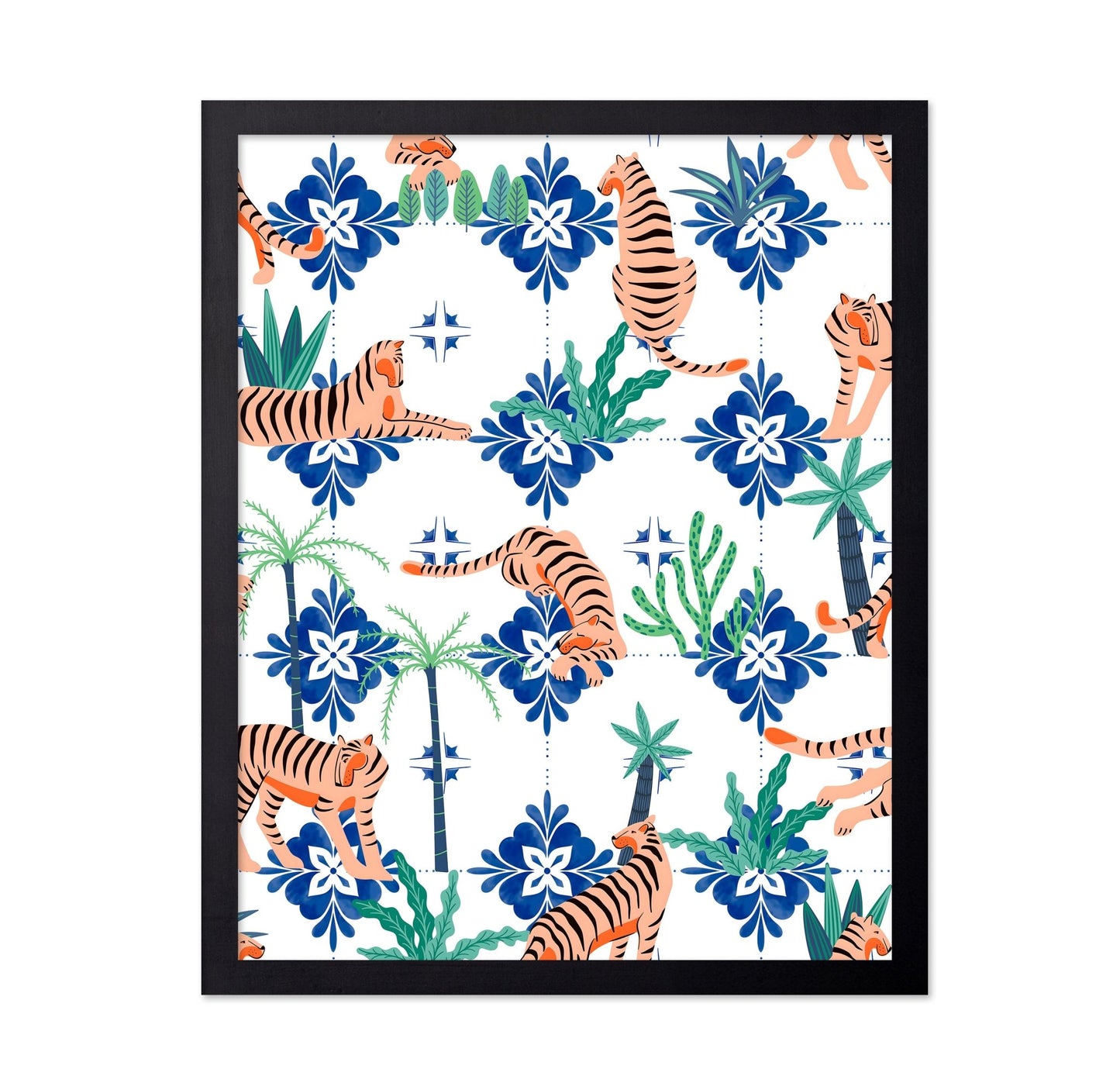 Tiger Tile Pattern