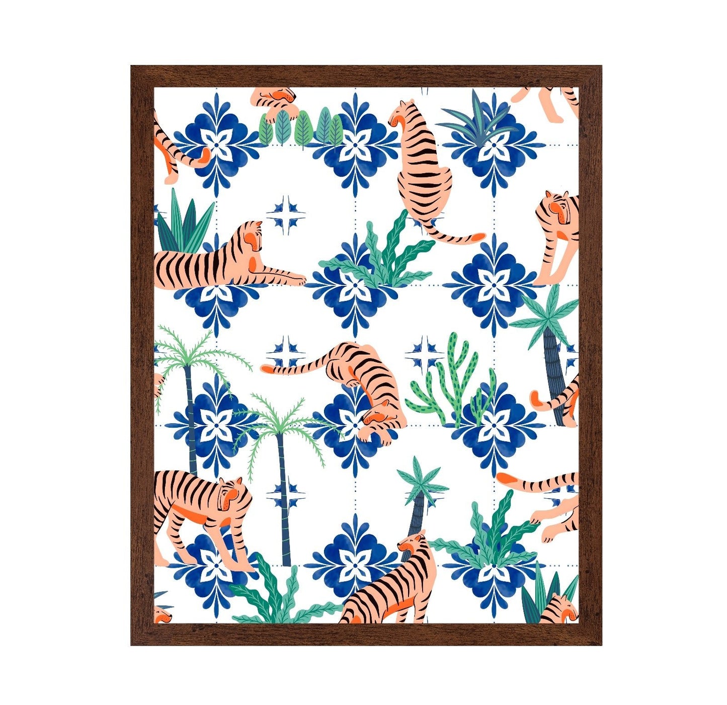 Tiger Tile Pattern